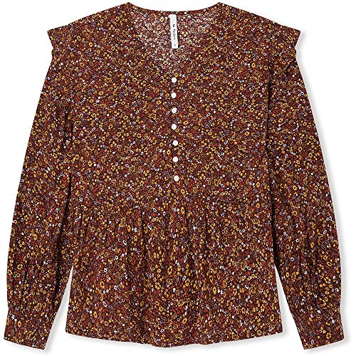 Pepe Jeans Mädchen Zea Blouse, Brown (Truffle), 10 Years von Pepe Jeans