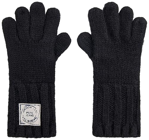 Pepe Jeans Mädchen Zilde Gloves, Black (Black), L von Pepe Jeans