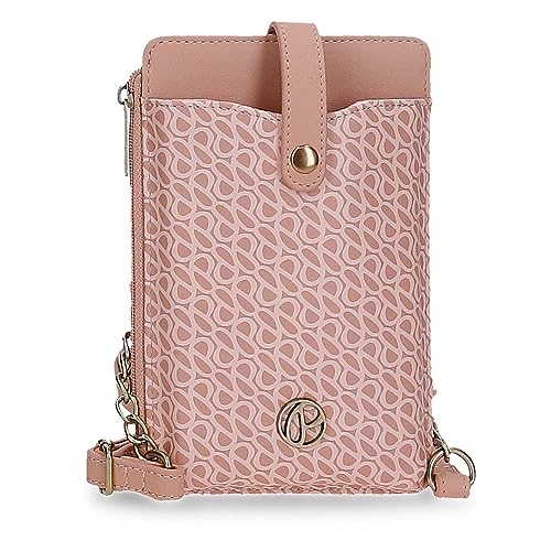 Pepe Jeans Megan Kleine Umhängetasche Rosa 9,5 x 16,5 cm Kunstleder, Rosa, Talla única, Kleine Umhängetasche von Pepe Jeans