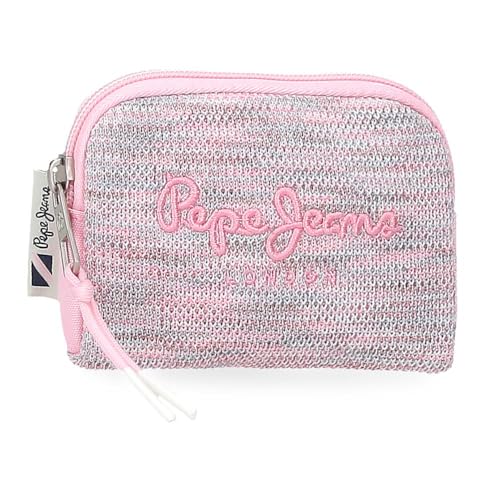 Pepe Jeans Miri Geldbörse Rosa 12 x 8 x 2 cm Polyester von Joumma Bags by Joumma Bags, Rosa, geldbörse von Pepe Jeans