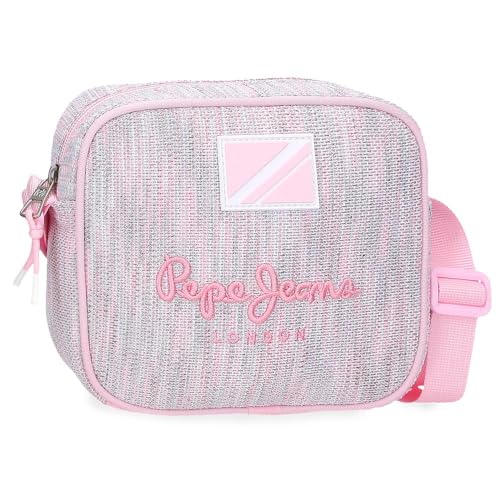 Pepe Jeans Miri Umhängetasche Rosa 34 x 13 x 7 cm Polyester von Joumma Bags by Joumma Bags, Rosa, Umhängetasche von Pepe Jeans