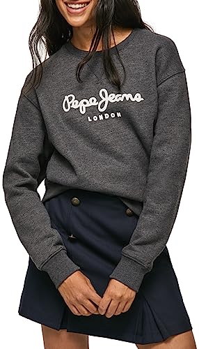 Pepe Jeans Damen Nanette N Sweatshirt, 999black, S EU von Pepe Jeans