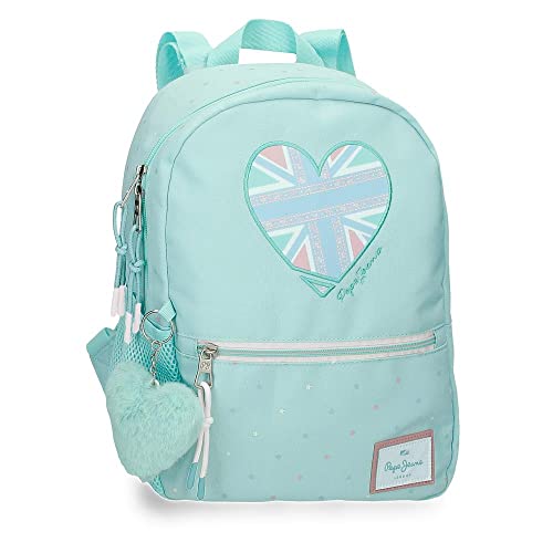 Pepe Jeans Nerea Blau Wanderrucksack 25x32x12 cm Polyester 9,6L von Pepe Jeans