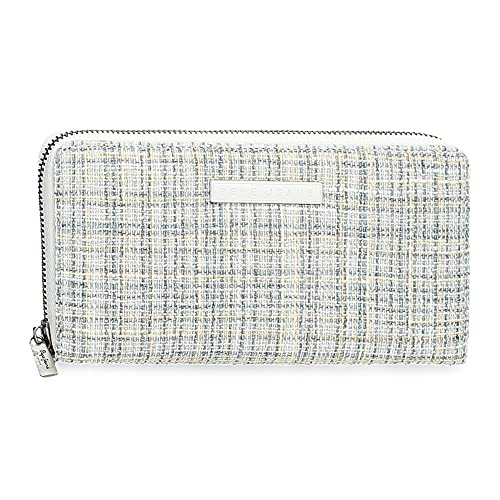 Pepe Jeans Oana Geldbörse mit Kartenhalter Weiß 19,5x10x2 cm Polyester mit Details aus Kunstleder von Pepe Jeans