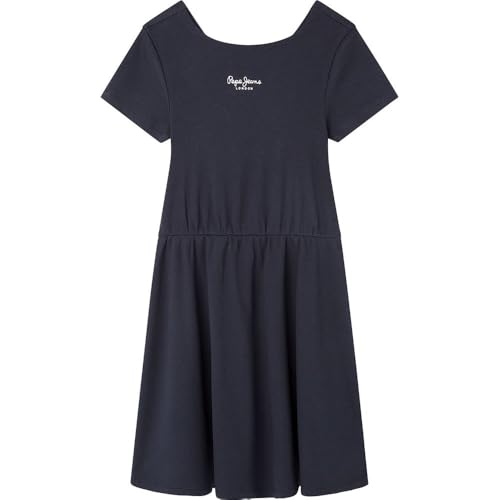 Pepe Jeans Olya-Kleid für Mädchen, Blau (Dulwich Blue), 12 Jahre von Pepe Jeans