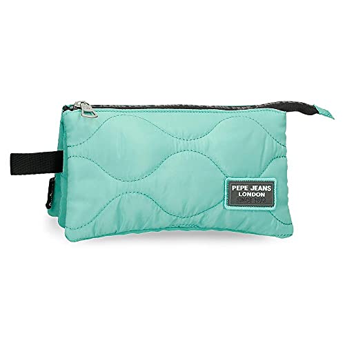 Pepe Jeans Orson Dreifach-Federmäppchen, 22 x 12 x 2 cm, grün, 22x12x2 cms, Dreifach-Etui Pepe Jeans Orson Dreifach-Federmäppchen, 22 x 12 x 2 cm, grün, 22x12x2 cms, Dreifach-Etui von Pepe Jeans