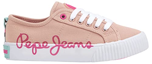 Pepe Jeans Ottis Log G Sneaker, Powder Rose, 38 EU von Pepe Jeans