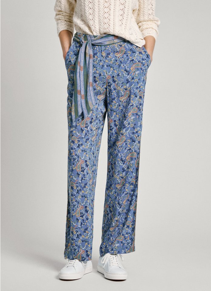 Pepe Jeans Palazzohose MONICA mit Alloverdruck, aus fließender Viskosequalität Pepe Jeans Palazzohose MONICA mit Alloverdruck, aus fließender Viskosequalität von Pepe Jeans