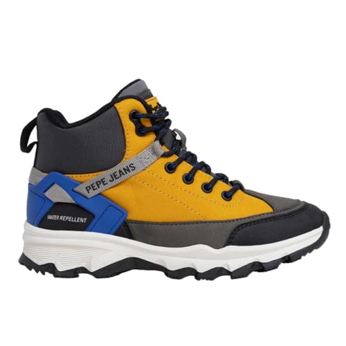 Pepe Jeans Peak Earth B Kalt gefüttert Langschaft Stiefel & Stiefeletten, Gelb, Siena-Gelb, 38 EU von Pepe Jeans