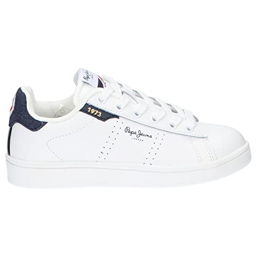 Pepe Jeans Player Basic B Sneaker, 800WHITE, 33 EU von Pepe Jeans