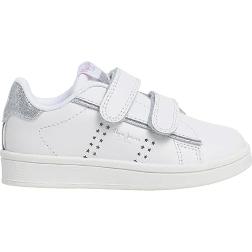 Pepe Jeans Player Glow Gk Sneaker, White (White), 43 EU von Pepe Jeans