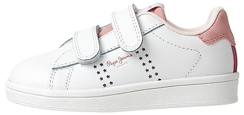 Pepe Jeans Player Star GK Sneaker, White (White), 31 EU von Pepe Jeans