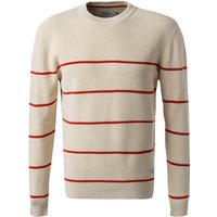 Pepe Jeans Herren Pullover beige Baumwolle Gestreift von Pepe Jeans