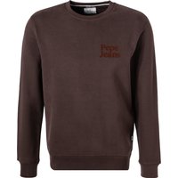 Pepe Jeans Herren Pullover braun unifarben von Pepe Jeans