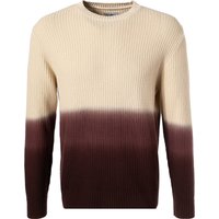 Pepe Jeans Herren Pullover braun Baumwolle unifarben von Pepe Jeans