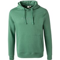 Pepe Jeans Herren Hoodie grün Baumwolle unifarben von Pepe Jeans