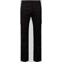 Pepe Jeans Regular Fit Cargohose mit elastischem Bund Modell 'Gymdigo' in Black, Größe 33 von Pepe Jeans