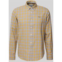 Pepe Jeans Regular Fit Freizeithemd mit Button-Down-Kragen Modell 'ARCHIE' in Gelb, Größe XL von Pepe Jeans
