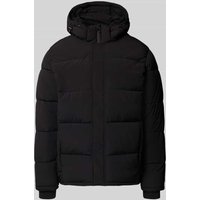 Pepe Jeans Regular Fit Steppjacke mit abnehmbarer Kapuze Modell 'JOBIAS' in Black, Größe XXL von Pepe Jeans