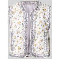 Pepe Jeans Regular Fit Stoffweste aus Baumwoll-Leinen-Mix in Offwhite, Größe M von Pepe Jeans