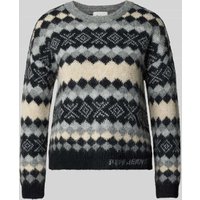 Pepe Jeans Regular Fit Strickpullover mit Woll-Anteil Modell 'CELESTINE' in Dunkelgrau Melange, Größe M von Pepe Jeans