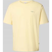 Pepe Jeans Regular Fit T-Shirt aus reiner Baumwolle in Gelb, Größe XXL Pepe Jeans Regular Fit T-Shirt aus reiner Baumwolle in Gelb, Größe XXL von Pepe Jeans