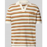 Pepe Jeans Relaxed Fit Poloshirt mit Brusttasche Modell 'LAMAR' in Orange, Größe XXL von Pepe Jeans