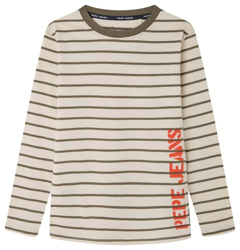 Pepe Jeans Rocky T-Shirt für Jungen, Beige (Elfenbeinweiß), 12 Jahre von Pepe Jeans