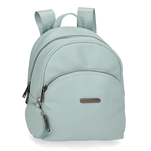 Pepe Jeans Salma Equipaje - Messenger Bag für Damen, blau, 21x27x10 cms, Lässiger Rucksack von Pepe Jeans