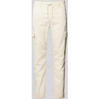 Pepe Jeans Slim Fit Cargohose mit Kordelzug Modell 'Gymdigo' in Offwhite, Größe 30 von Pepe Jeans