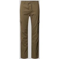 Pepe Jeans Slim Fit Cargohose mit Kordelzug Modell 'Gymdigo' in Oliv, Größe 30 von Pepe Jeans