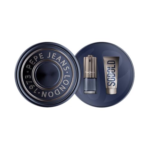 Pepe Jeans SoBold For Him Parfüm Herren Geschenkset 2 Teile Männer Eau de Parfum 100ml und Duschgel 100ml Holziges Aromatisches Duftset Herren Parfüm von Pepe Jeans