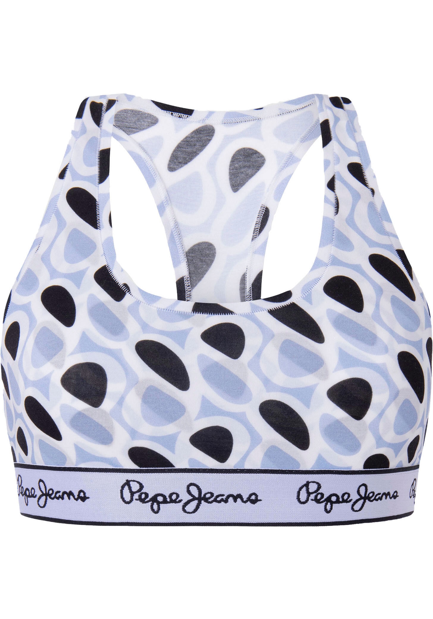 Pepe Jeans Sport-Bustier "Blue Nation Print" von Pepe Jeans