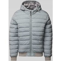 Pepe Jeans Steppjacke mit Reißverschlusstaschen Modell 'Tomek' in Dunkelgrau, Größe XXL von Pepe Jeans