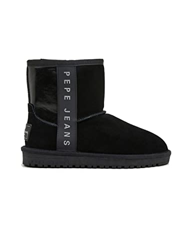 Pepe Jeans Stiefel Diss Bass Damen Schwarz, Schwarz , 37 EU von Pepe Jeans