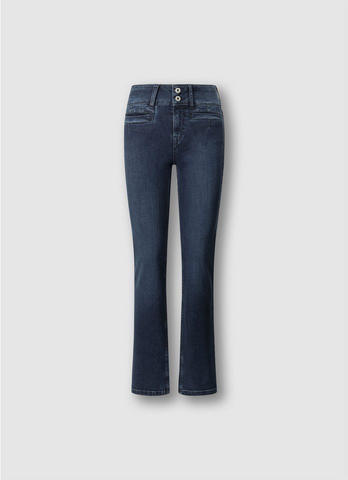 Pepe Jeans Straight-Jeans CONTOUR BERYL mit doppeltem Knopfverschluss, Mid Waist von Pepe Jeans