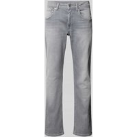 Pepe Jeans Straight Leg Jeans im 5-Pocket-Design in Blau, Größe 33/34 von Pepe Jeans