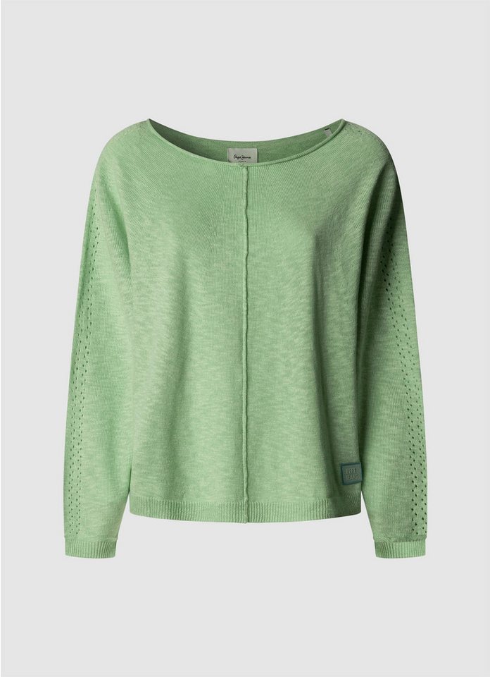Pepe Jeans Strickpullover CANDELA mit Ajourstrickmuster Pepe Jeans Strickpullover CANDELA mit Ajourstrickmuster von Pepe Jeans