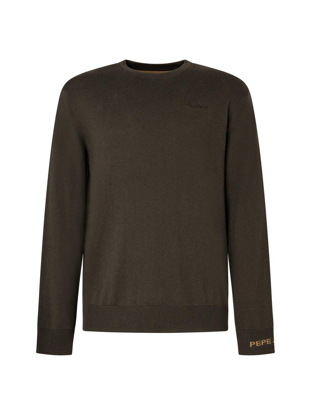 Pepe Jeans Strickpullover Herren Baumwolle Rundhals, grün von Pepe Jeans