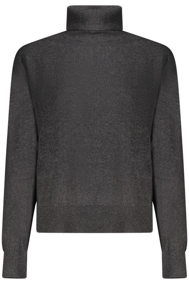 Pepe Jeans Strickpullover Damen Langarmshirt mit Stehkragen und Stickerei in Schwarz Pepe Jeans Strickpullover Damen Langarmshirt mit Stehkragen und Stickerei in Schwarz von Pepe Jeans