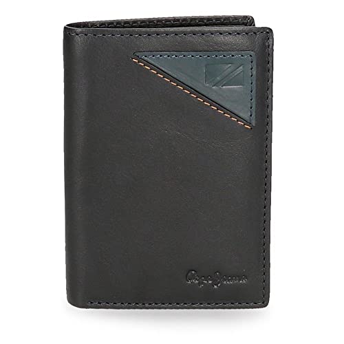 Pepe Jeans Striking Geldbörse mit Kartenhalter, Braun, 11 x 7 x 1,5 cm, Leder, braun, Geldbörse mit Kartenfach von Pepe Jeans