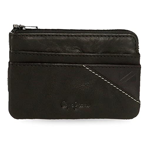 Pepe Jeans Striking Geldbörse mit Kartenhalter, Braun, 11 x 7 x 1,5 cm, Leder, braun, Geldbörse mit Kartenfach von Pepe Jeans