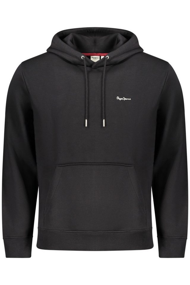 Pepe Jeans Sweatshirt Herren Kapuzenpullover Schwarz - Nachhaltig von Pepe Jeans