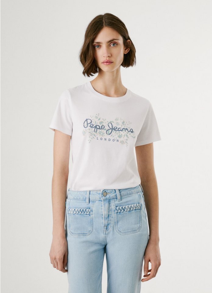 Pepe Jeans T-Shirt BERO Rundhals, mit Print Pepe Jeans T-Shirt BERO Rundhals, mit Print von Pepe Jeans