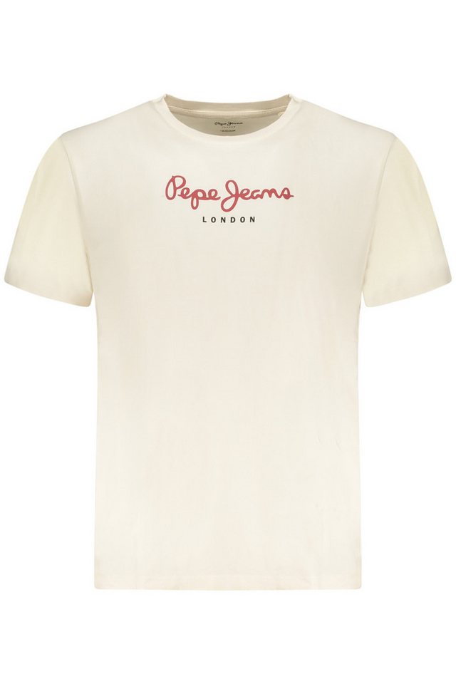 Pepe Jeans T-Shirt Beiges Herren T-Shirt aus nachhaltiger Baumwolle von Pepe Jeans