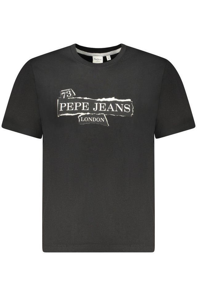 Pepe Jeans T-Shirt Herren Kurzarm-T-Shirt Schwarz aus Bio-Baumwolle von Pepe Jeans