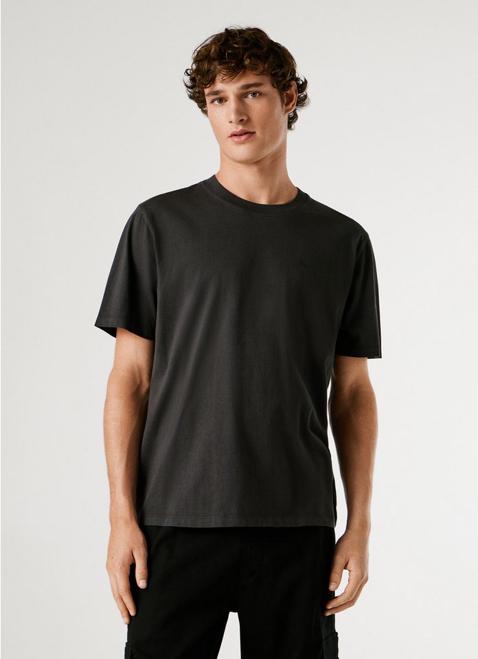 Pepe Jeans T-Shirt JACKO mit kleinem Ton-in-Ton Logoschriftzug von Pepe Jeans