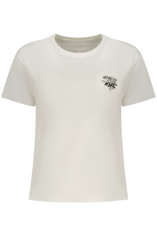 Pepe Jeans T-Shirt Weißes Damen T-Shirt aus nachhaltiger Baumwolle von Pepe Jeans