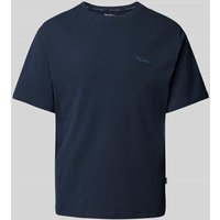 Pepe Jeans T-Shirt mit Label-Stitching Modell 'Connor' in Marine, Größe S von Pepe Jeans