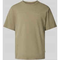 Pepe Jeans T-Shirt mit Label-Stitching Modell 'Connor' in Oliv, Größe S von Pepe Jeans